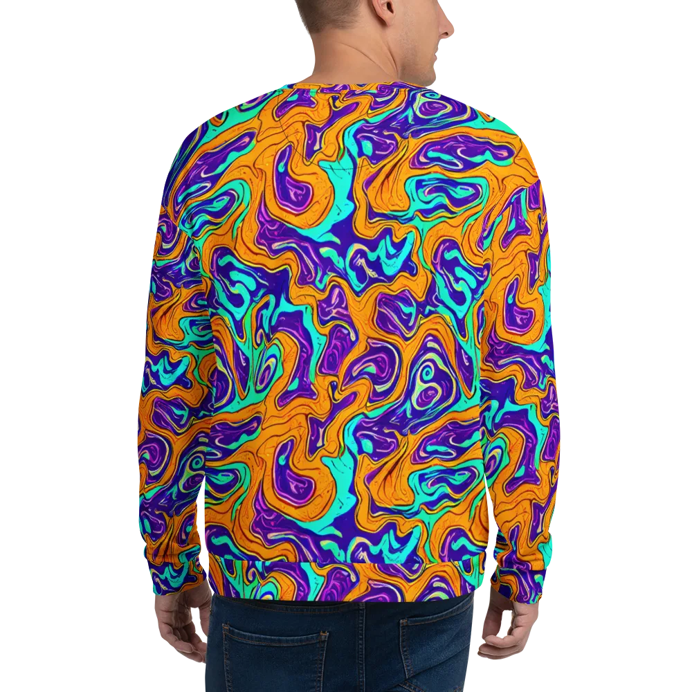 Plasma Swirl on Sweatshirt — Back