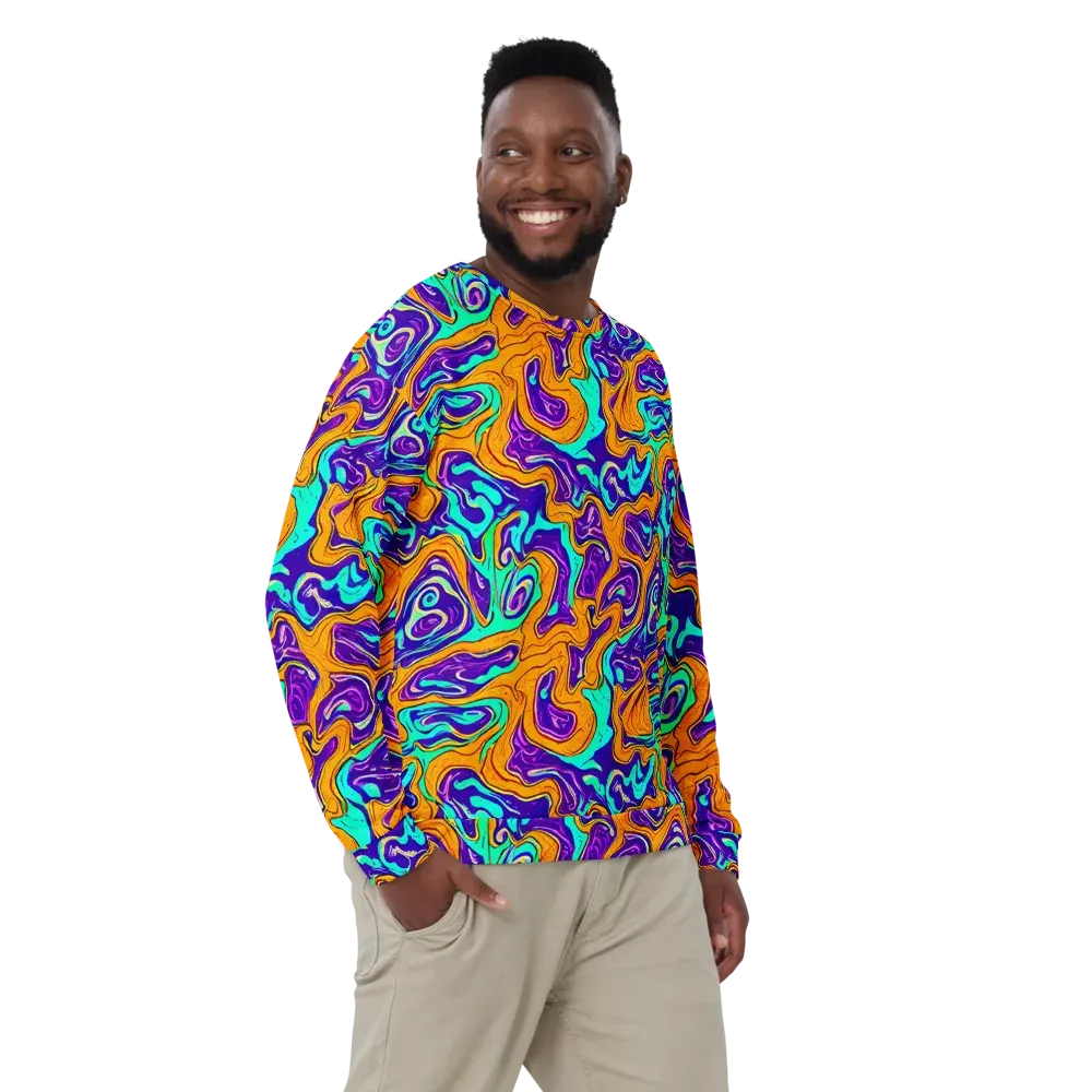 Plasma Swirl on Sweatshirt — Front