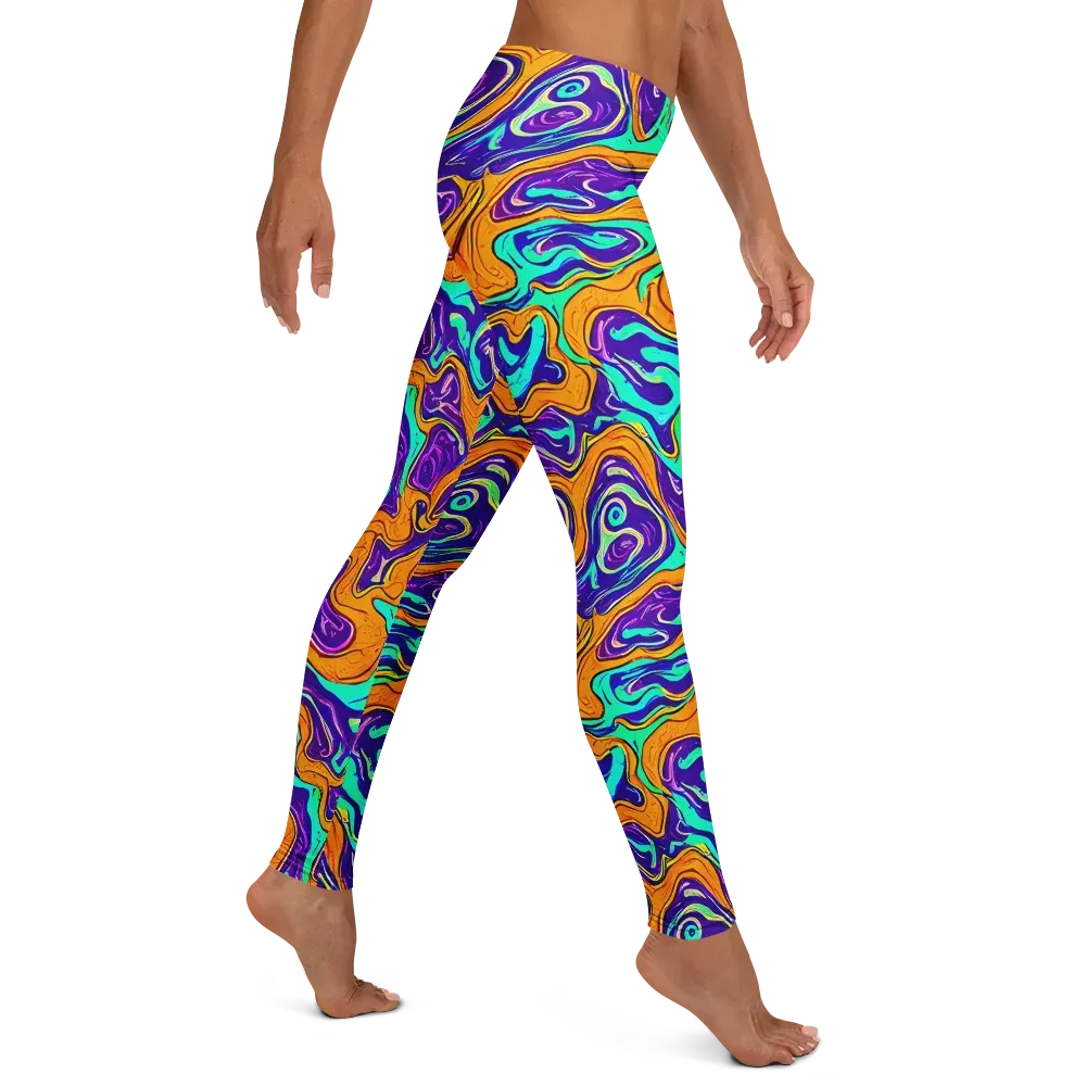 Plasma Swirl on Leggings — Right