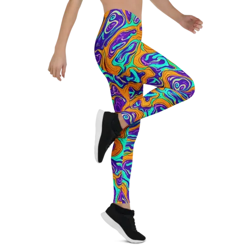 Plasma Swirl on a Leggings