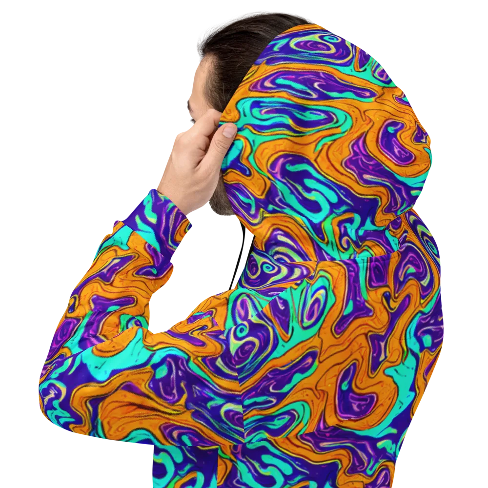 Plasma Swirl on Hoodie — Back