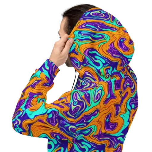 Plasma Swirl on a Hoodie