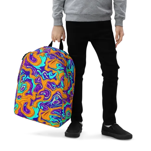 Plasma Swirl on a Minimalist Backpack
