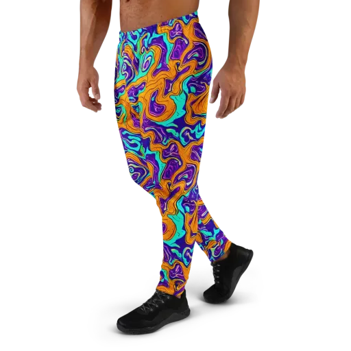 Plasma Swirl on a Men's Joggers