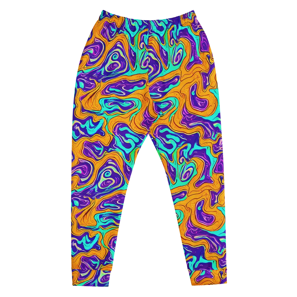 Plasma Swirl on Men's Joggers — Front