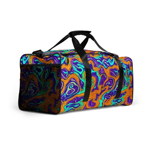Plasma Swirl on a Duffle Bag