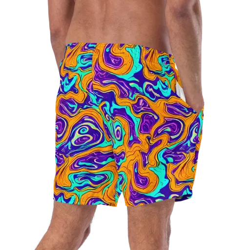 Plasma Swirl on a Swim Trunks