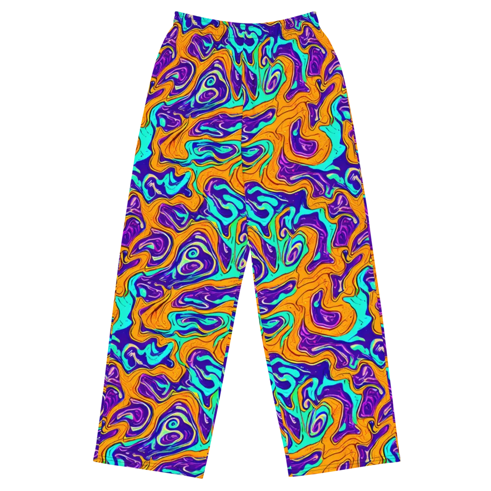 Plasma Swirl on Wide-Leg Pants — Front