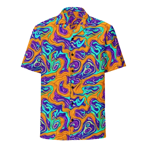 Plasma Swirl on a Button Shirt