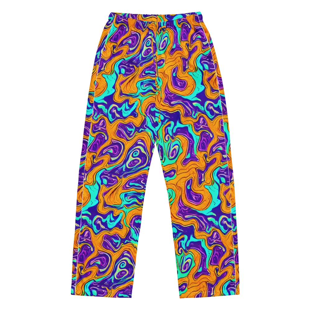 Plasma Swirl on Women's Pajama Pants — Front