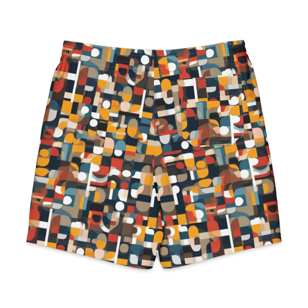 Modular Pulse on Men's Board Shorts — Back
