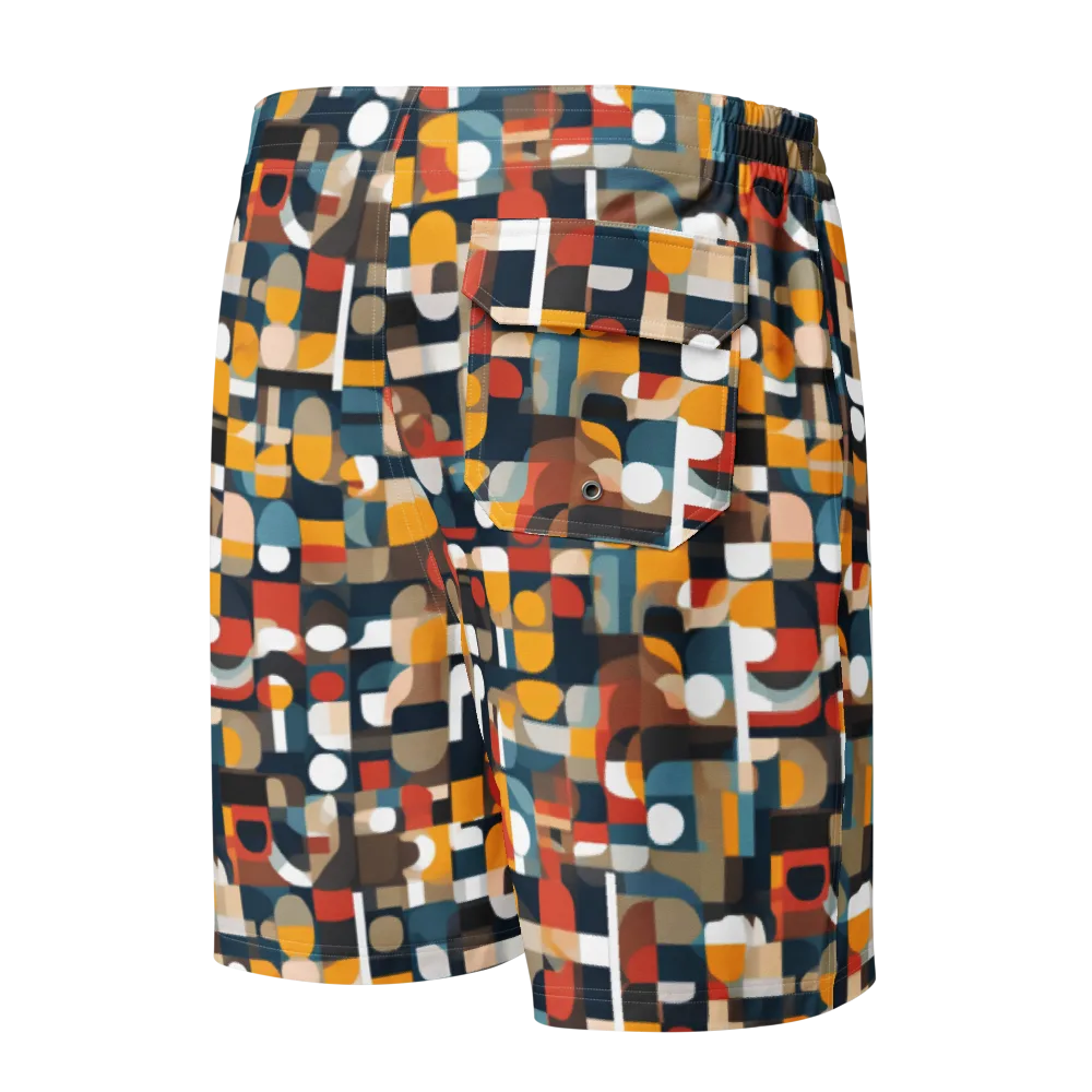 Modular Pulse on Men's Board Shorts — Back