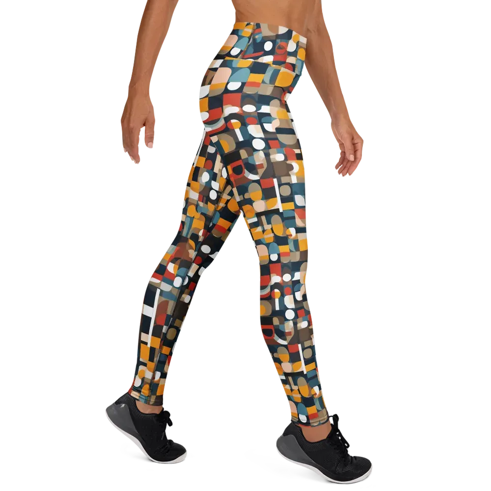 Modular Pulse on Yoga Leggings — Right