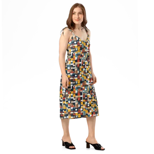 Modular Pulse on a Slip Dress
