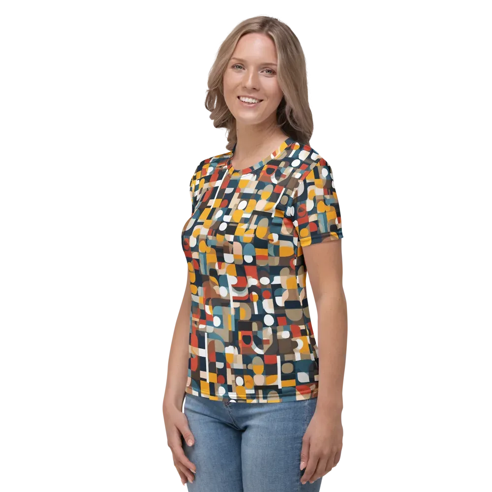 Modular Pulse on Women's Crew Neck T-Shirt — Left