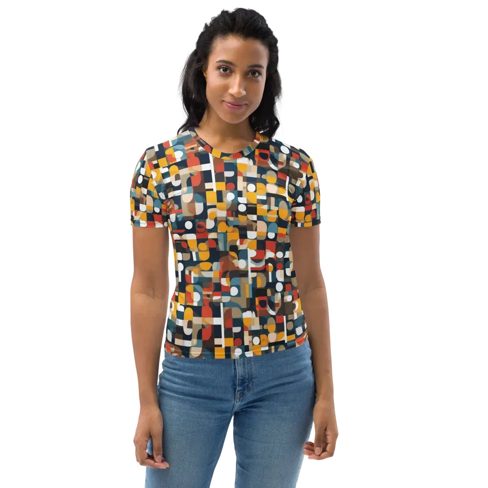 Modular Pulse on Women's Crew Neck T-Shirt — Front