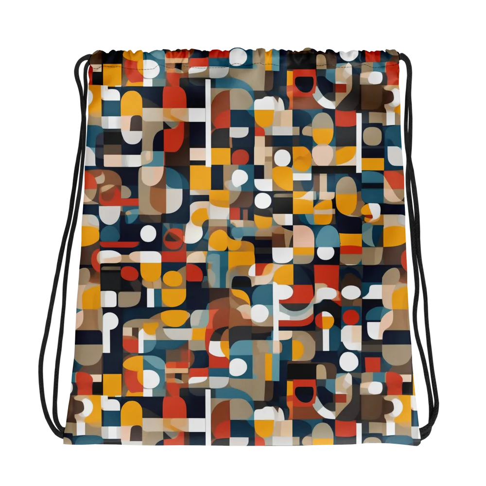 Modular Pulse on Drawstring Bag — Photo