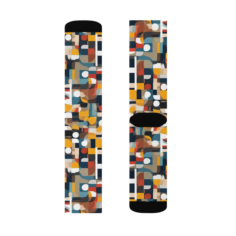 Modular Pulse on Socks — Left Sock