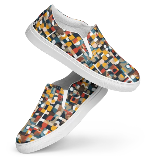 Modular Pulse on a Women's Slip-On Canvas Shoes