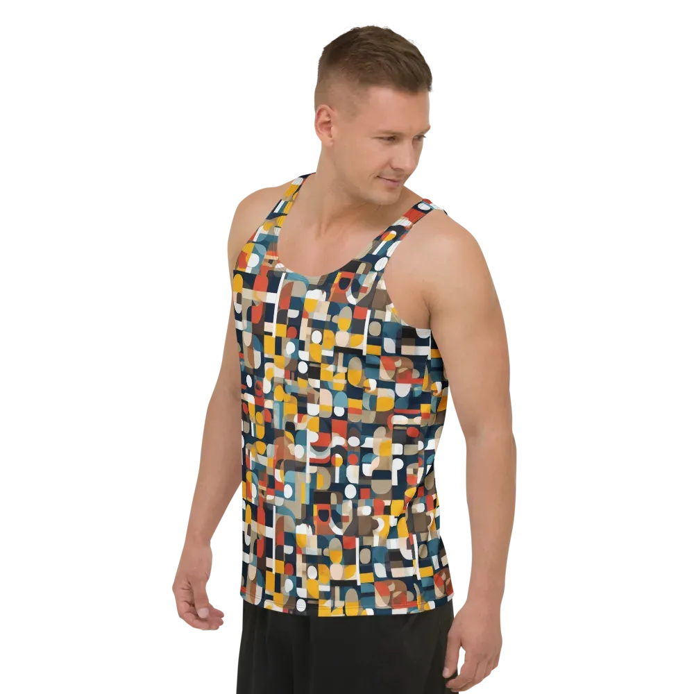 Modular Pulse on Men's Tank Top — Left Front