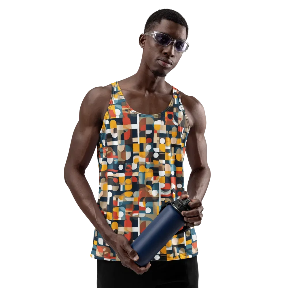 Modular Pulse on Men's Tank Top — Front