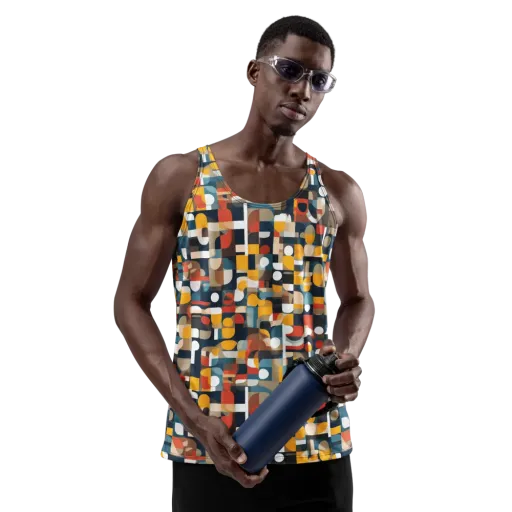 Modular Pulse on a Men's Tank Top