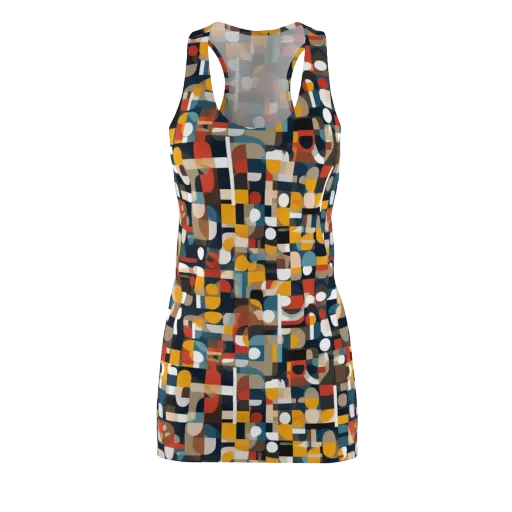 Modular Pulse on a Racerback Dress