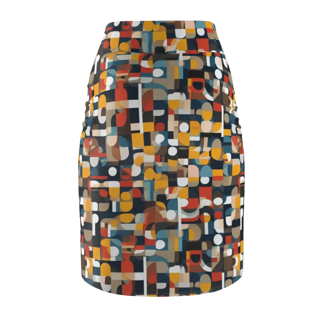 Modular Pulse on Pencil Skirt — Back