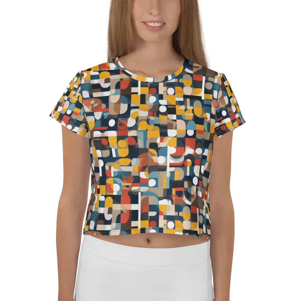 Modular Pulse on Crop Tee — Front