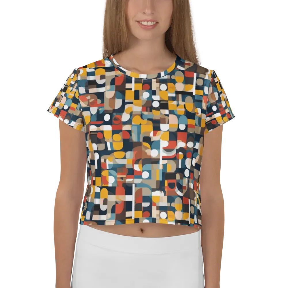 Modular Pulse on Crop Tee — Front