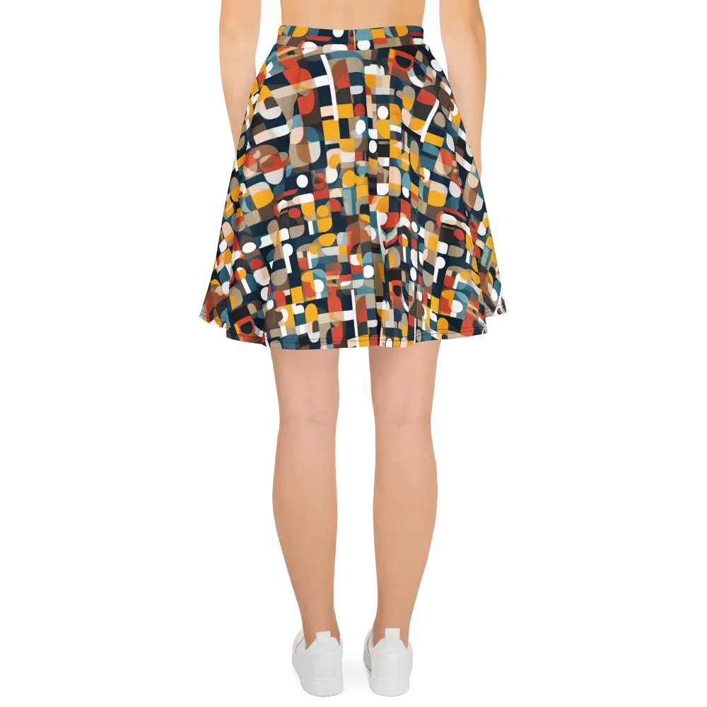 Modular Pulse on Skater Skirt — Back