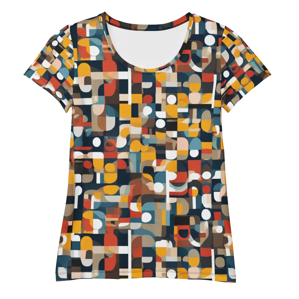 Modular Pulse on Women's Athletic T-Shirt — Front