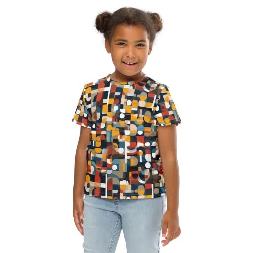 Modular Pulse on a Kids Crew Neck T-Shirt