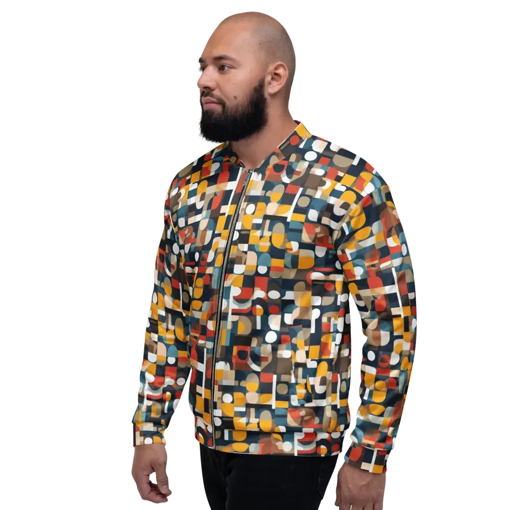 Modular Pulse on Bomber Jacket — Left