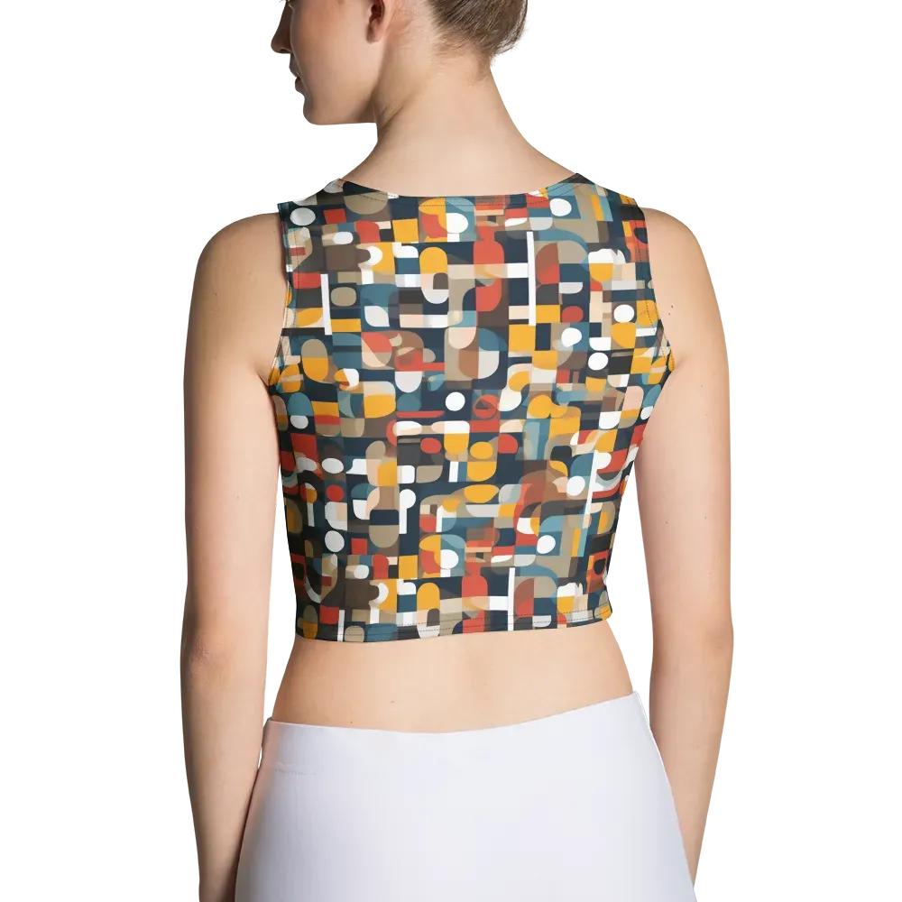 Modular Pulse on Crop Top — Back