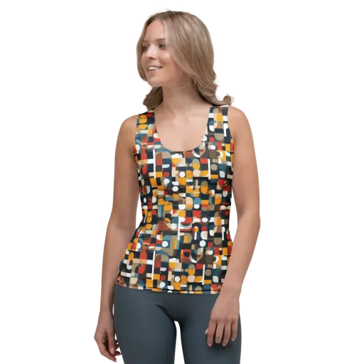Modular Pulse on a Women's Tank Top