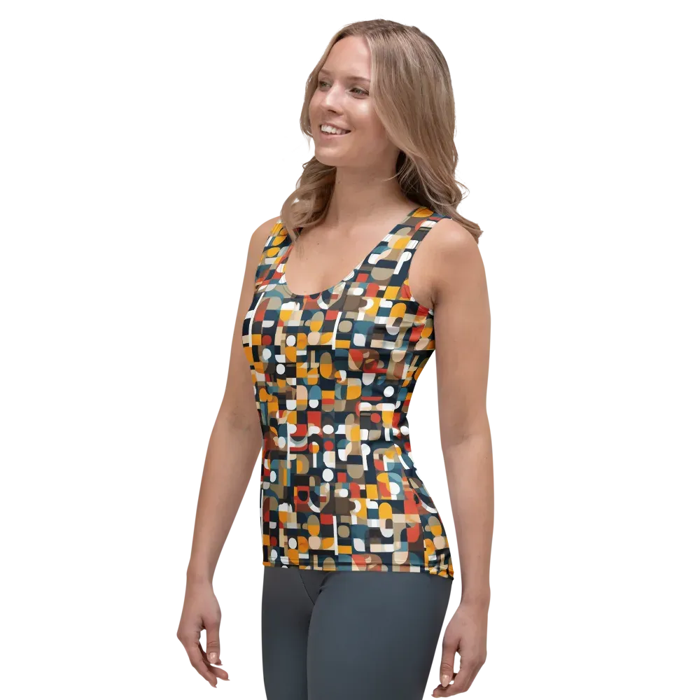 Modular Pulse on Women's Tank Top — Left Front