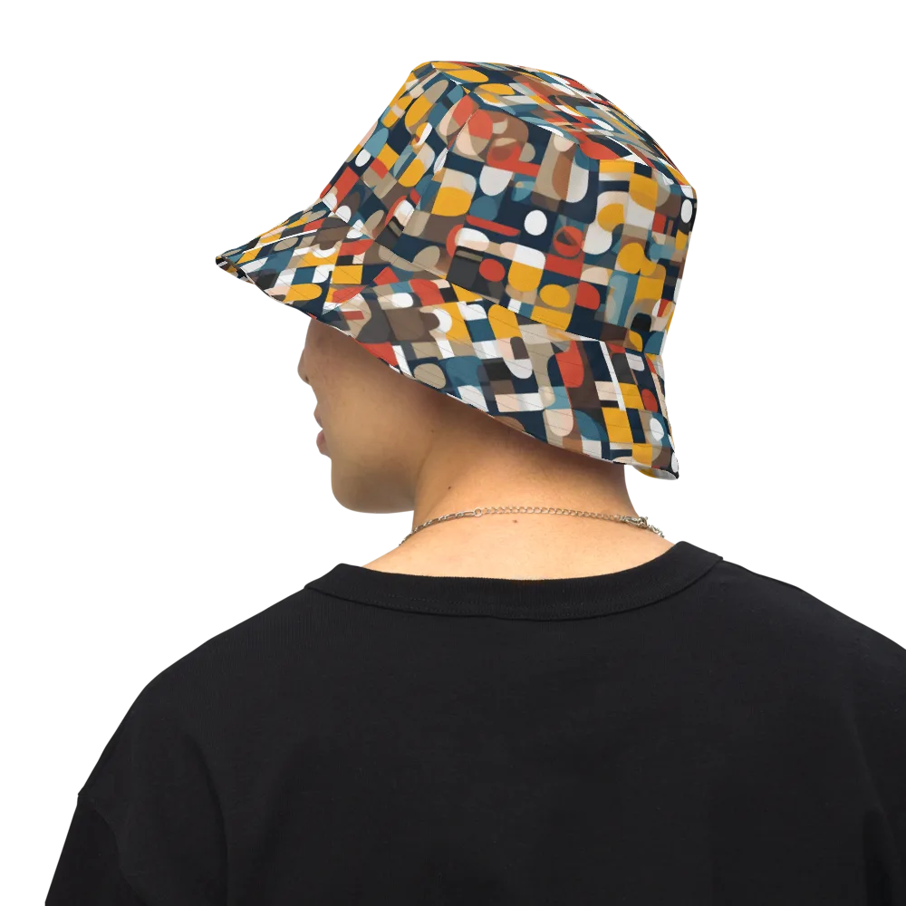Modular Pulse on Reversible Bucket Hat — Back Inside