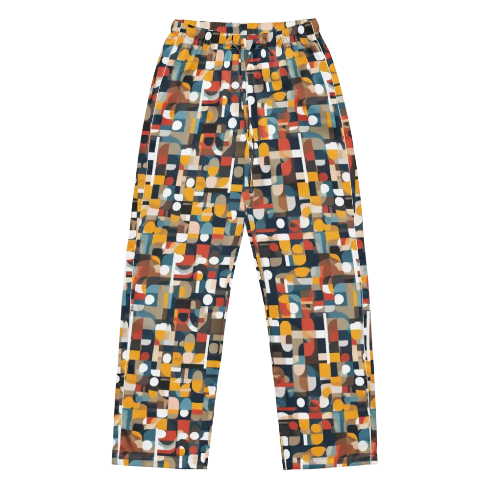 Modular Pulse on Women's Pajama Pants — Front