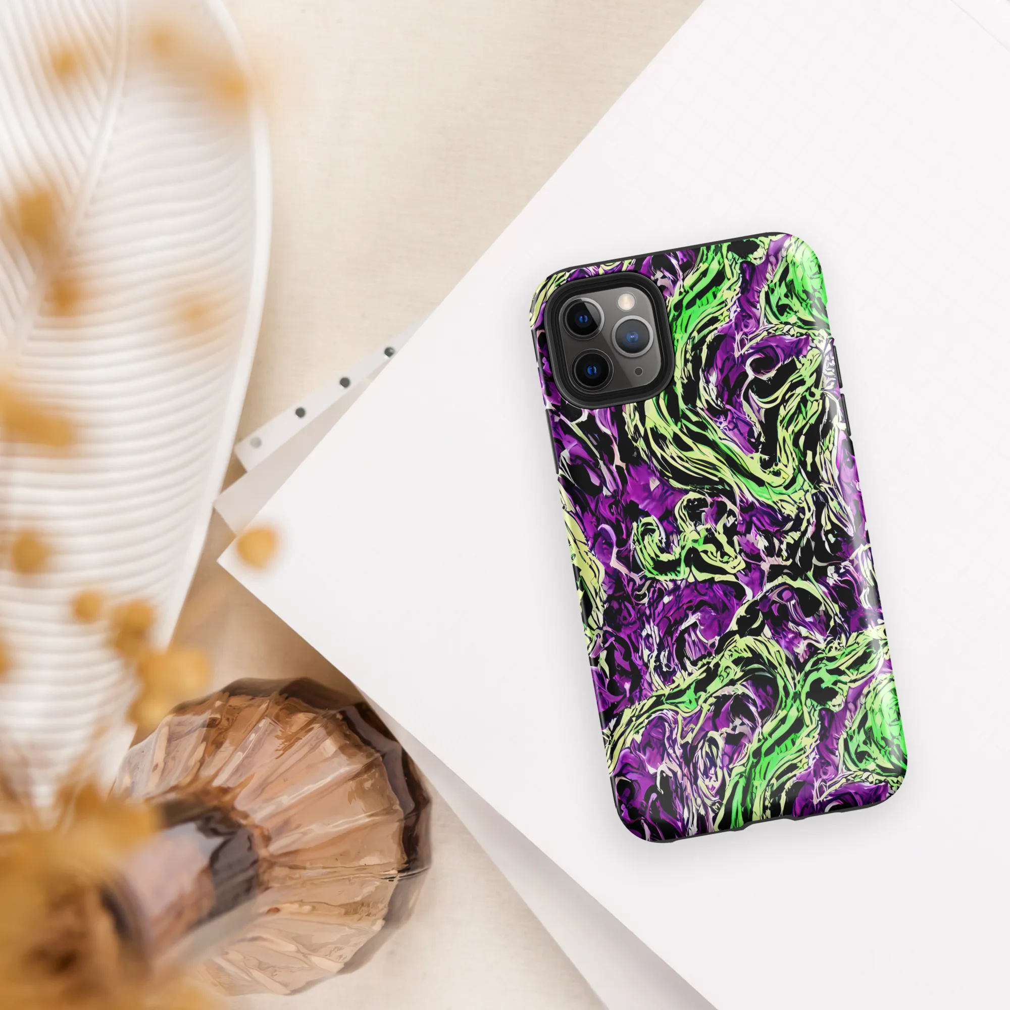 Psychedelic Noir on Tough Case for iPhone® — Front