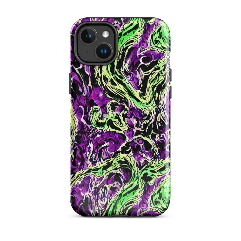 Psychedelic Noir on MagSafe Tough Case for iPhone® — Front