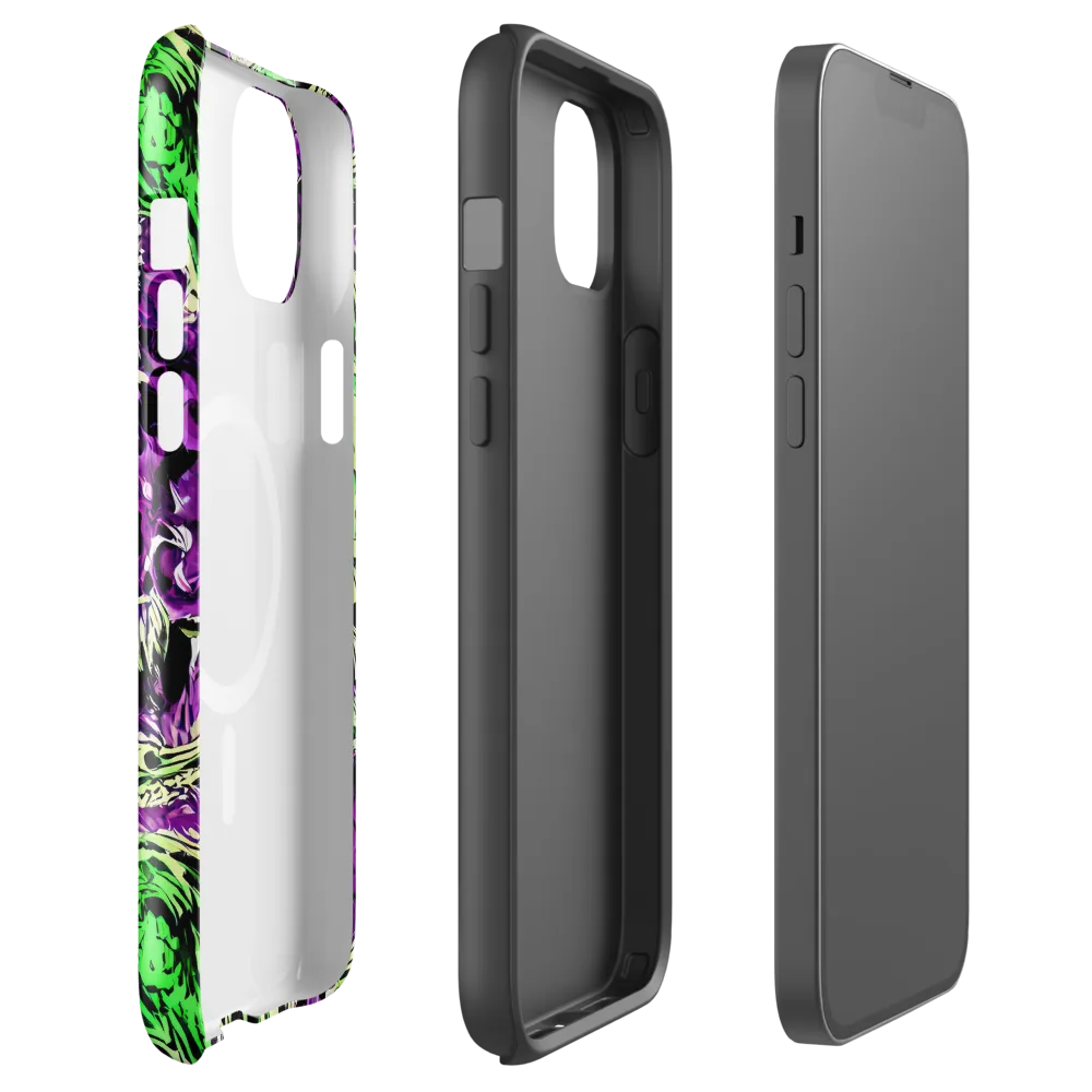 Psychedelic Noir on MagSafe Tough Case for iPhone® — Front