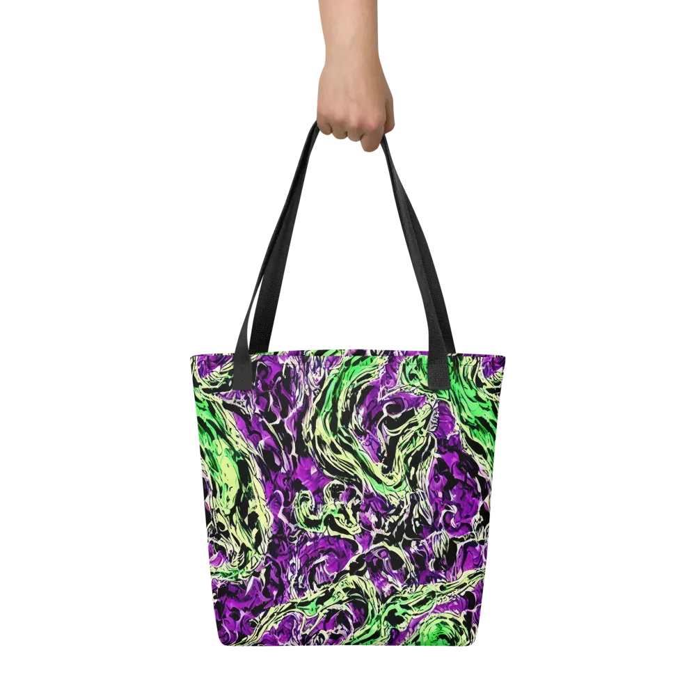 Psychedelic Noir on Tote Bag — Front