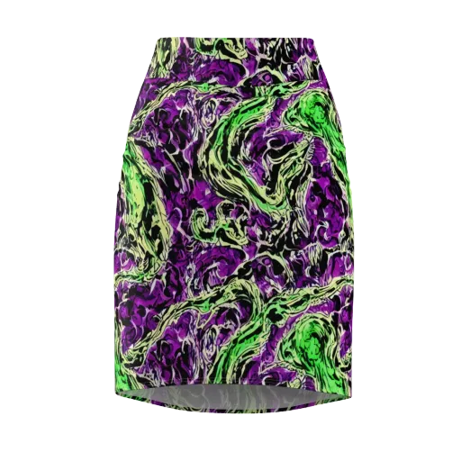 Psychedelic Noir on a Pencil Skirt