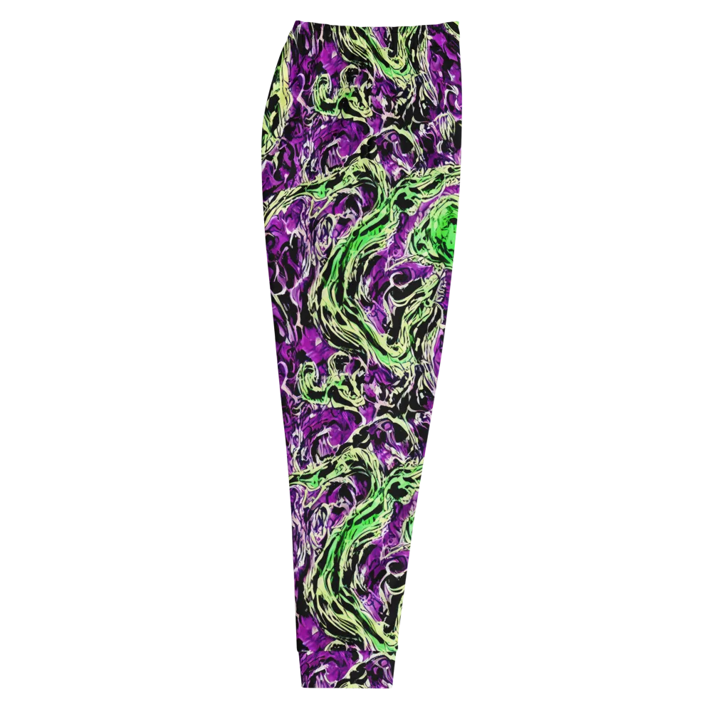 Psychedelic Noir on Men's Joggers — Right