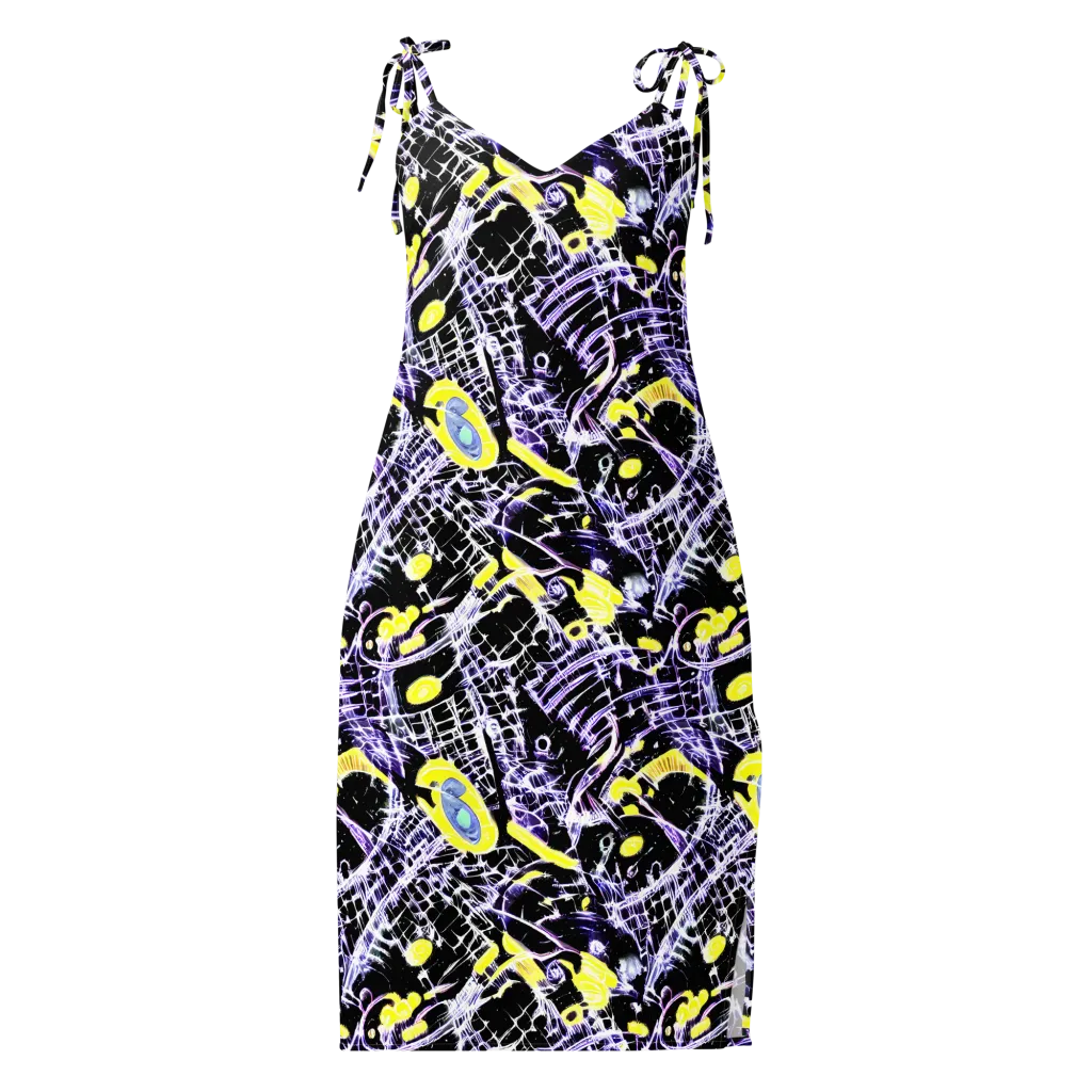 Night Circuit on Slip Dress — Front