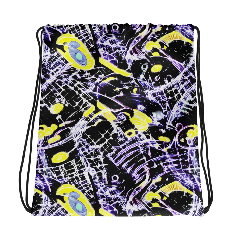 Night Circuit on Drawstring Bag — Photo