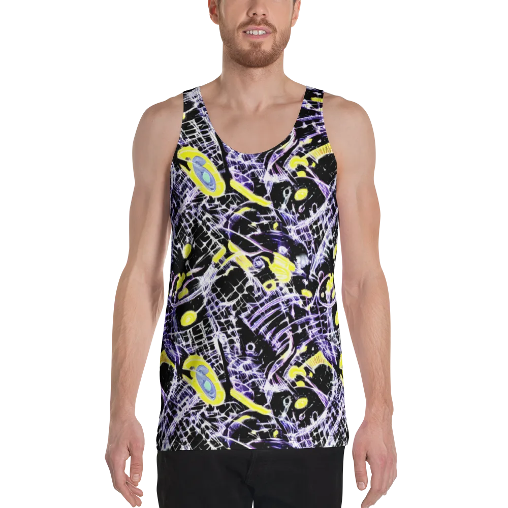 Night Circuit on Men's Tank Top — Front