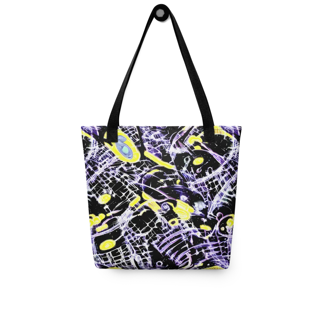 Night Circuit on Tote Bag — Front