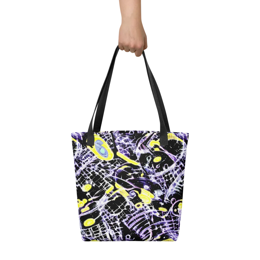 Night Circuit on Tote Bag — Front